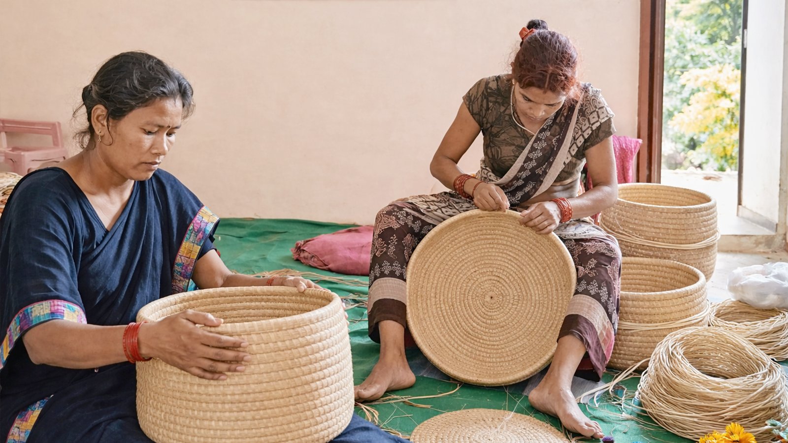 Moonj Grass Handicrafts of the Tharu Tribe — Heritage and Empowerment